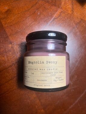 World market Magnolia Peony Scented Wax Candle - Pink